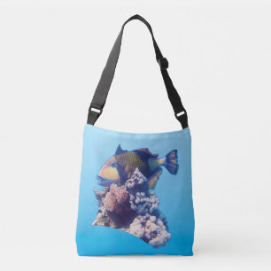 Triggerfish - Organische Gewasweergave bij Koraalr Crossbody Tas
