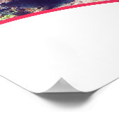 Triggerfish | Rode Omrande Organische Gewas View | Poster (Hoek)