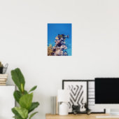 Triggerfish - Schilderachtig op een koraalblok |  Poster (Thuiskantoor)