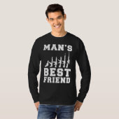 Triggering Chuckles: Pistool - Mans Beste Vriend T T-shirt (Voorkant volledig)