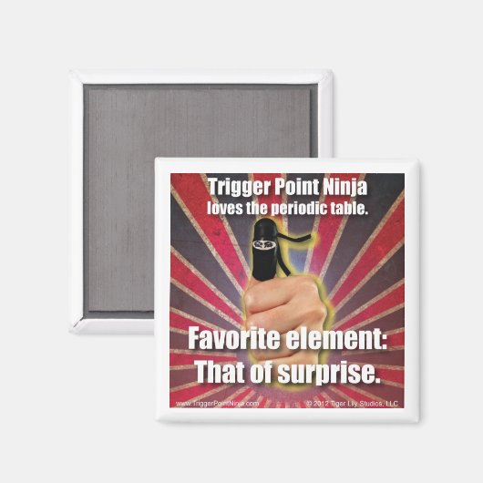 Triggerpoint Ninja ® Periodieke tabel Magneet (Voorkant / Achterkant)