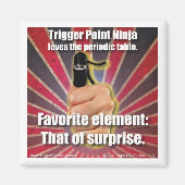 Triggerpoint Ninja ® Periodieke tabel Magneet (Voorkant)