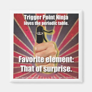 Triggerpoint Ninja ® Periodieke tabel Magneet