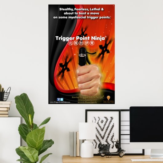 Triggerpunt Ninja® 1 vel Poster (Thuiskantoor)