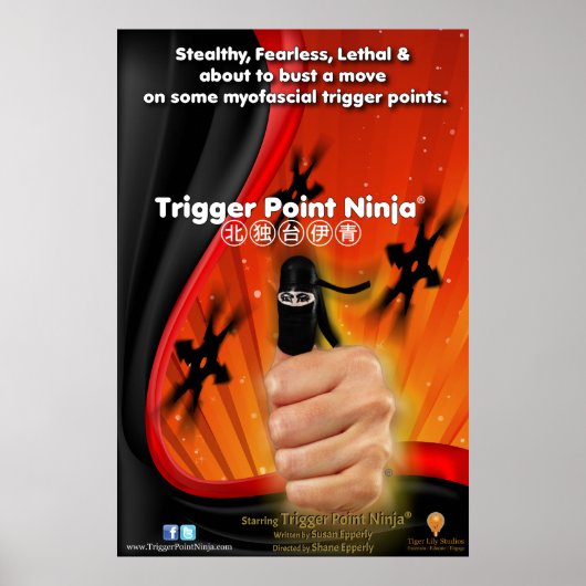 Triggerpunt Ninja® 1 vel Poster (Voorkant)