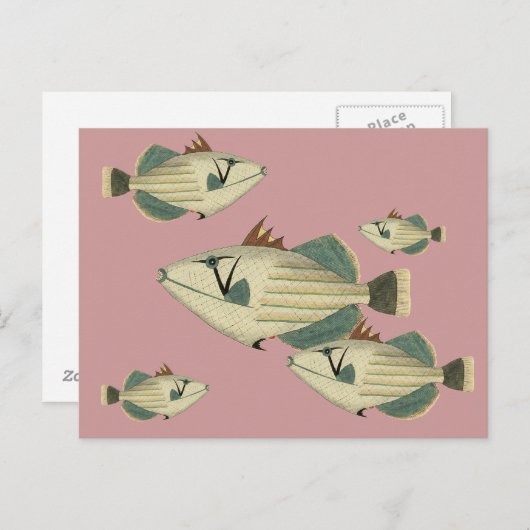 Triggervis Briefkaart (Voorkant / Achterkant)