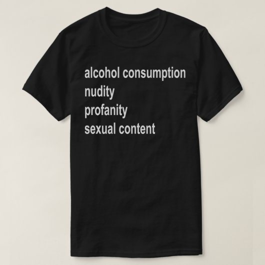 Triggerwaarschuwing 1 t-shirt (Design voorkant)