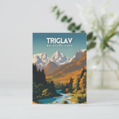 Triglav Nationaal Park Reizen Briefkaart (Staand voorkant)