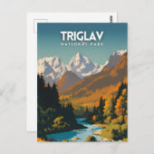Triglav Nationaal Park Reizen Briefkaart (Voorkant / Achterkant)