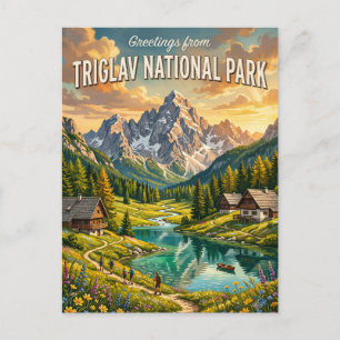 Triglav Nationaal Park Slovenië Briefkaart