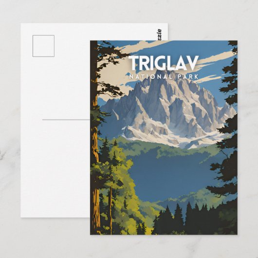 Triglav National Park Briefkaart (Voorkant / Achterkant)