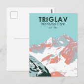 Triglav National Park Mount Triglav Slovenië Briefkaart (Voorkant / Achterkant)