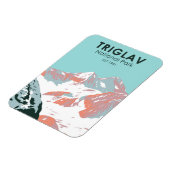 Triglav National Park Mount Triglav Slovenië Magneet (Linkerzijde)