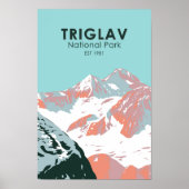 Triglav National Park Mount Triglav Slovenië Poster (Voorkant)