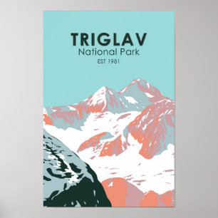 Triglav National Park Mount Triglav Slovenië Poster