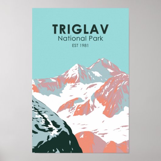 Triglav National Park Mount Triglav Slovenië Poster (Voorkant)
