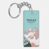 Triglav National Park Mount Triglav Slovenië Sleutelhanger (Voorkant Links)