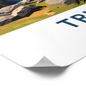 Triglav Slovenië Reisprint Poster (Hoek)