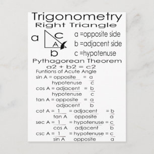 trigonometrie briefkaart