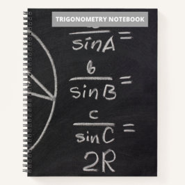 TRIGONOMETRIE CHALKBOARD NOTES (BLACK) NOTITIEBOEK