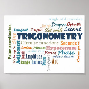 Trigonometrie_display Poster