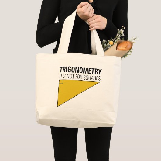 Trigonometrie Grote Tote Bag (Voorkant (product))