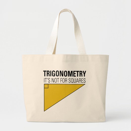 Trigonometrie Grote Tote Bag (Voorkant)
