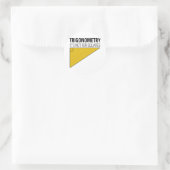 Trigonometrie Ronde Sticker (Tas)