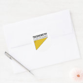 Trigonometrie Ronde Sticker (Envelop)