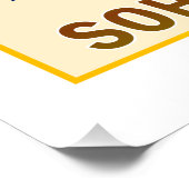 Trigonometrie SOH CAH TOA Klaslokaal Geel Poster (Hoek)