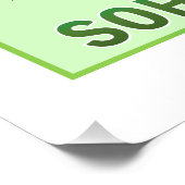 Trigonometrie SOH CAH TOA Klaslokaal Groen Poster (Hoek)