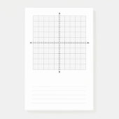 trigonometrie X Y coördineert grafiekpapier Post-it® Notes (Voorkant)