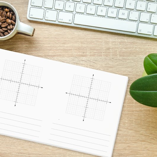 trigonometrie X Y coördineert grafiekpapier Post-it® Notes