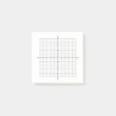 trigonometrie X Y coördineert grafiekpapier Post-it® Notes (Voorkant)