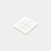 trigonometrie X Y coördineert grafiekpapier Post-it® Notes (Schuin)