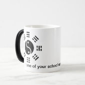 Trigrammen en Chinese klok aanpasbaar Magische Mok (Voorkant links)