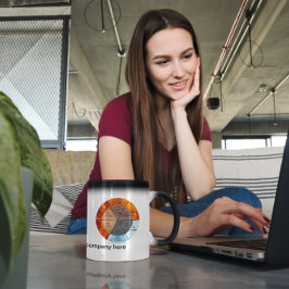 Trigrammen en Chinese klok aanpasbaar Magische Mok