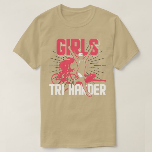 TriHarder Triathlon Girls T-shirt (Design voorkant)