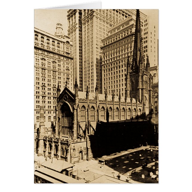 Triinity Church & Church Yard Lower Manhattan NYC (Voorkant)