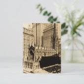 Triinity Church & Church Yard Lower Manhattan NYC Briefkaart (Staand voorkant)