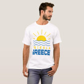 Trikala Griekenland Zonneschijn En Zee Golven Here T-shirt (Voorkant volledig)