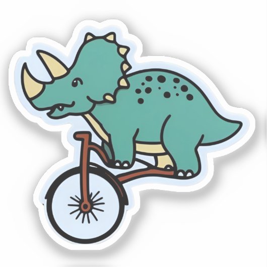 Trike-a-Topjes-Sticker Sticker (Voorkant)