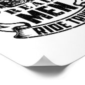 Trike Gifts for Men | Motorrijcyclus Triker Trikes Poster (Hoek)