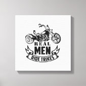 Trike Gifts for Men | Triker Trikes Motorcycle Canvas Afdruk (Voorkant)