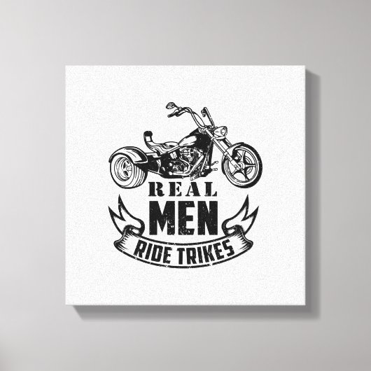 Trike Gifts for Men | Triker Trikes Motorcycle Canvas Afdruk (Voorkant)