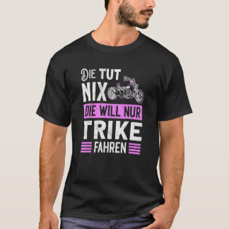 Trike Motorfiets Motief Driewieler Fiets Trike Vro T-shirt