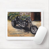 Trike-motorfiets Muismat (Met muis)