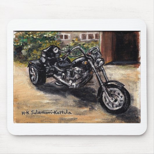 Trike-motorfiets Muismat (Voorkant)