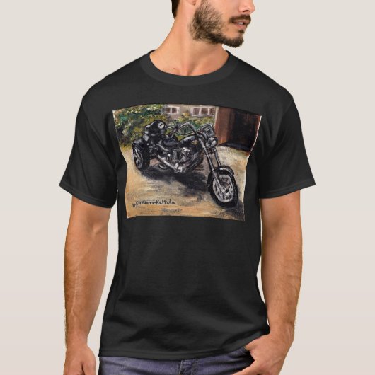 Trike-motorfiets T-shirt (Voorkant)
