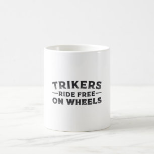Triker Trikers rijden gratis op wielen Trike Grapp Koffiemok